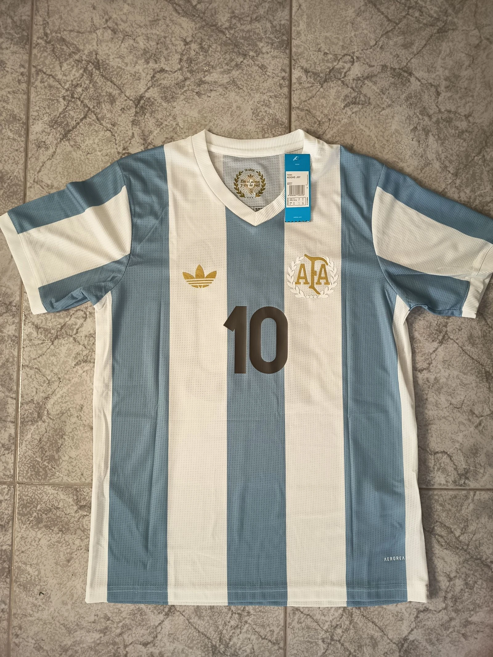 Camiseta 50 Aniversario Argentina Messi 10